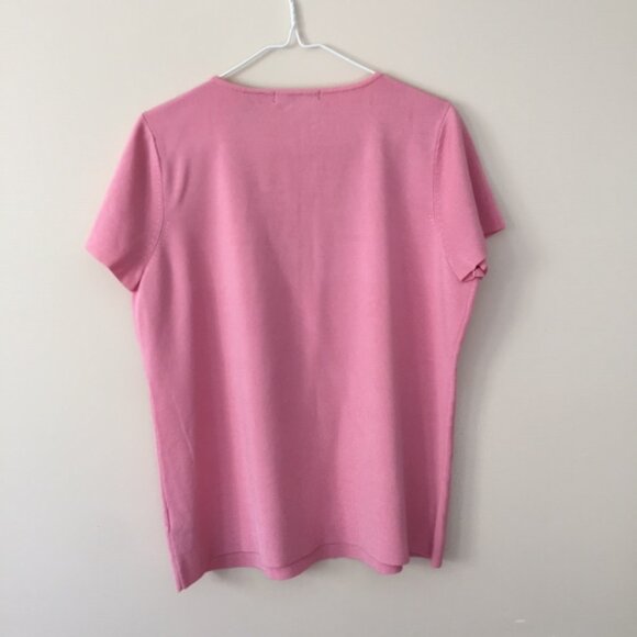 LIZ CLAIBORNE TOP US XL PINK - Picture 2 of 3
